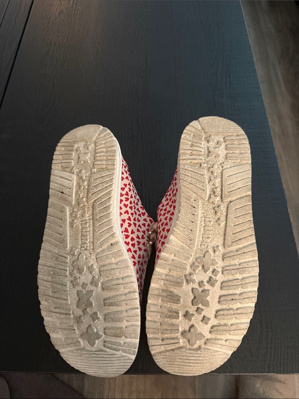 Hey Dude Wendy Love Heart-Print Canvas Slip-Ons - Picture 5 of 5